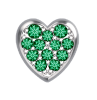 Charm Donna Oro Donna Elements in Oro Smeraldo DCHE7398